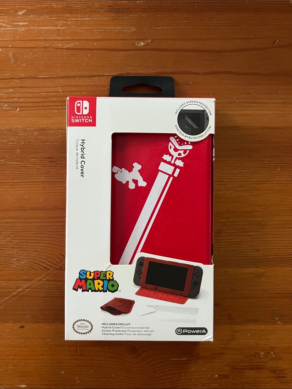 Nintendo Switch Red Super Mario Hybrid Cover
